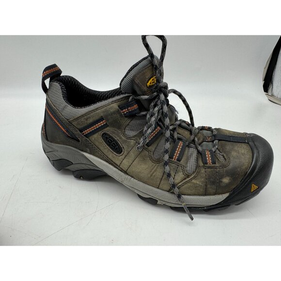 Keen Men's ASTM F2413-11 Steel Toe Utility Work Shoes Size 8 Green Black Lace Up - Picture 10 of 16